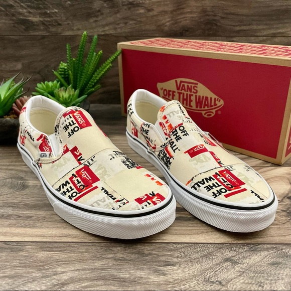 ⛔️SOLD⛔️ NIB Vans Classic Slip On Sneaker Packing Tape 10 - Picture 3 of 11